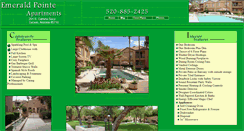 Desktop Screenshot of emeraldpointeapartments.com